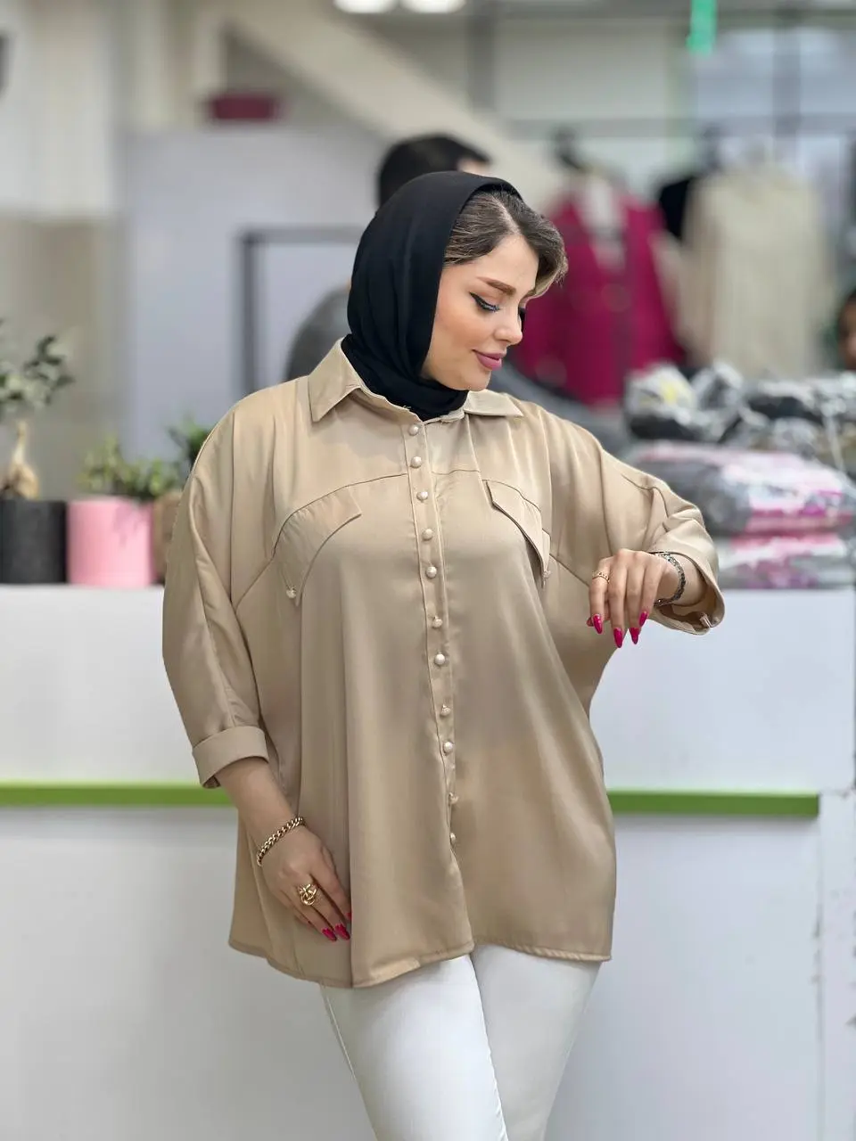 شومیز قواره بزرگ مجلسی
