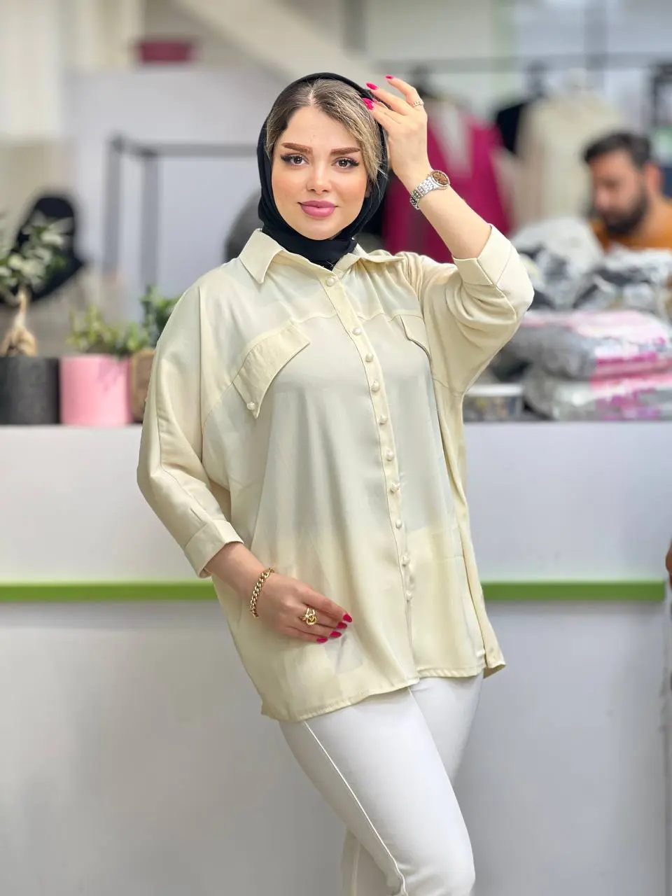 شومیز قواره بزرگ مجلسی