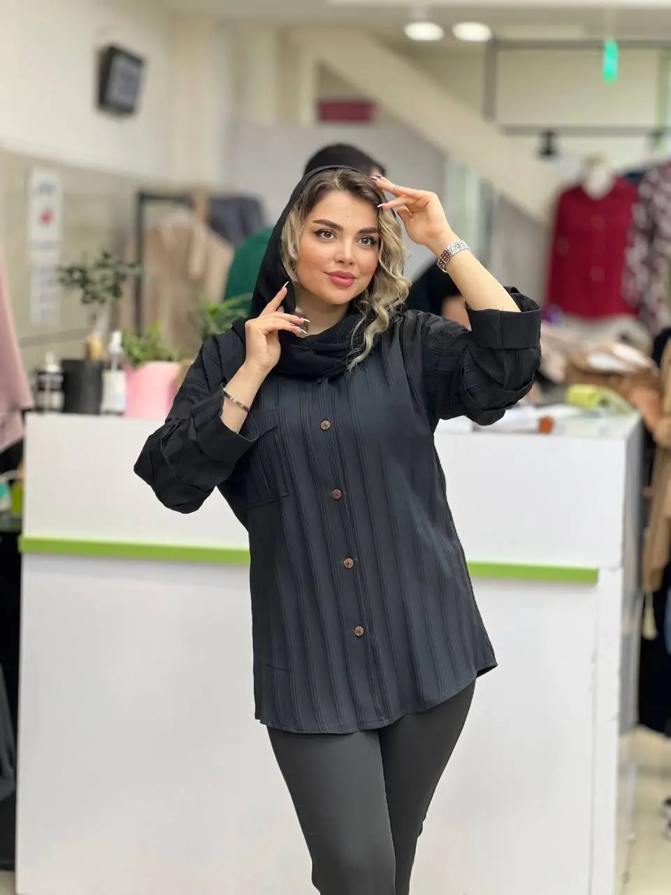 شومیز مانتوی نیلو