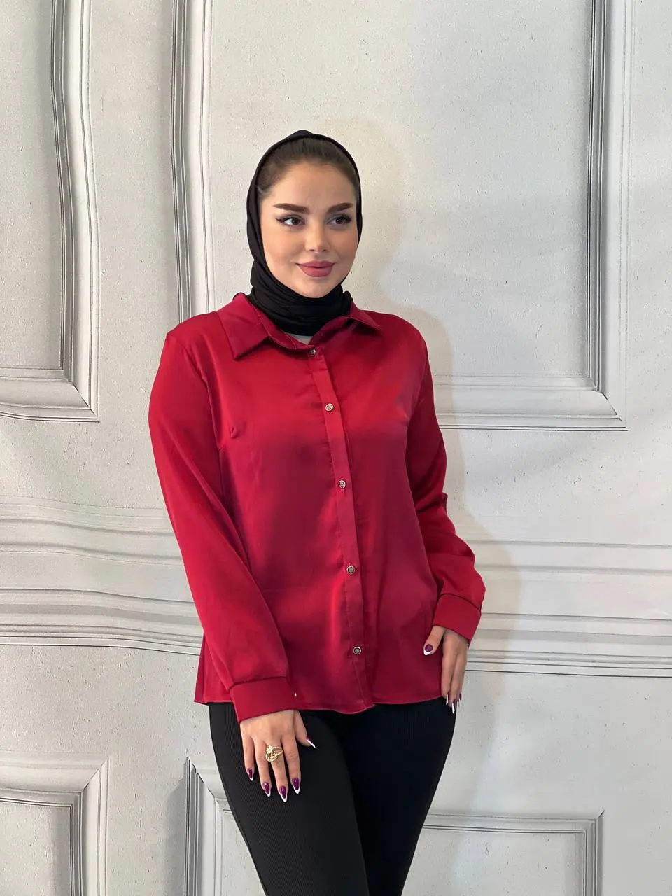 شومیز مجلسی بلوبری