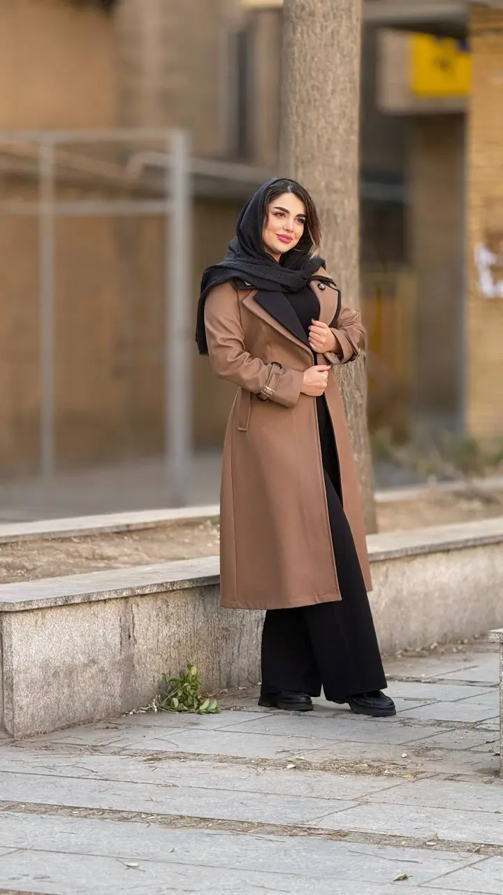 بارونی دورنگ بلند