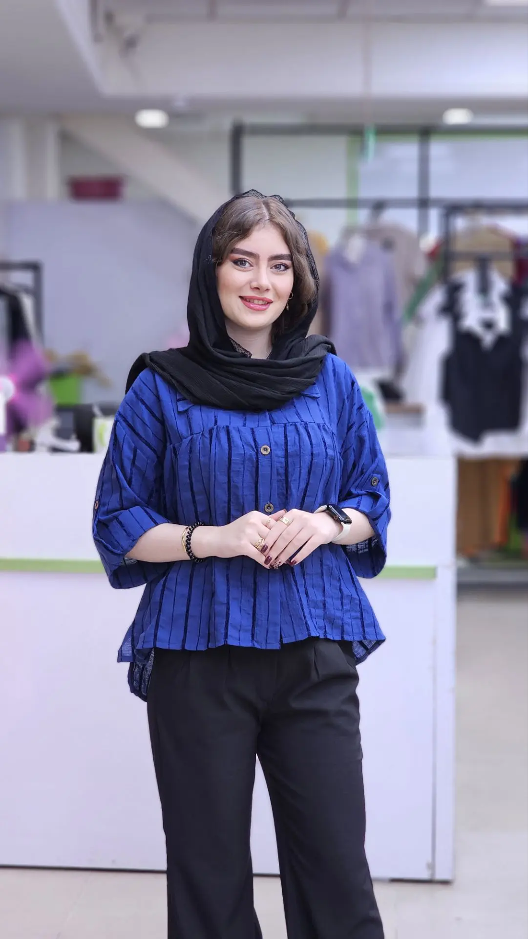 شومیز لینن زارا