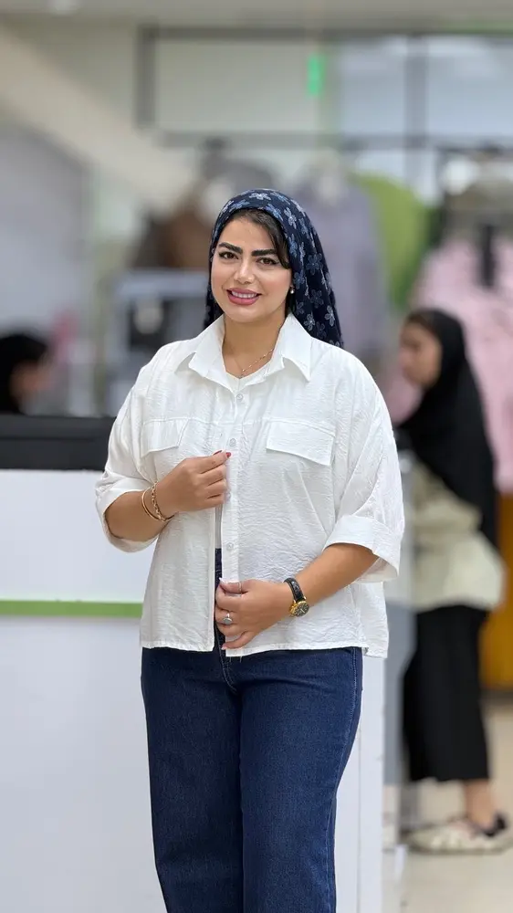 شومیز مودال دو جیب نما