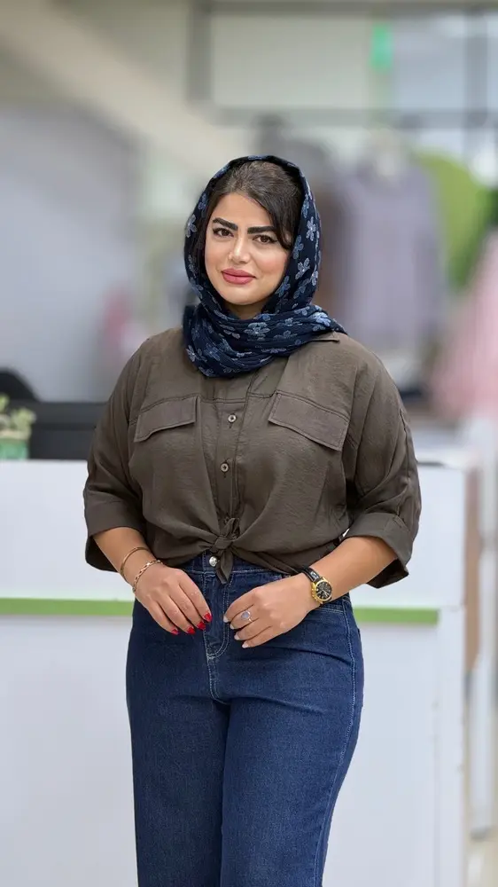 شومیز مودال دو جیب نما