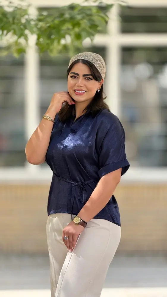 شومیز ساتن هلیا