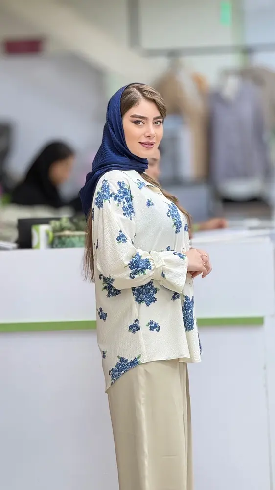 شومیز گل گلی