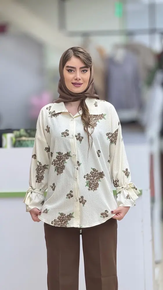 شومیز گل گلی