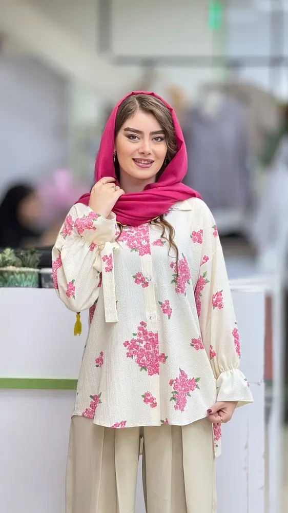 شومیز گل گلی
