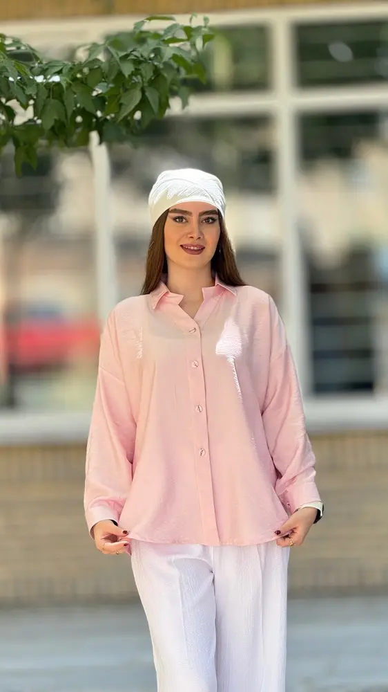مانتو سیلک استین دکمه